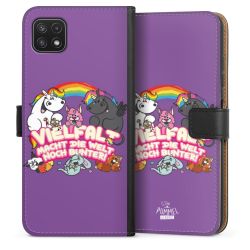 Sideflip mit langer Lasche schwarz