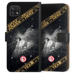 Sideflip mit langer Lasche schwarz