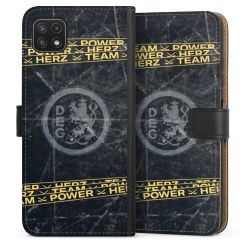 Sideflip mit langer Lasche schwarz