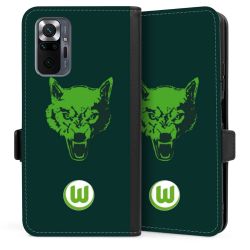 Sideflip mit langer Lasche schwarz