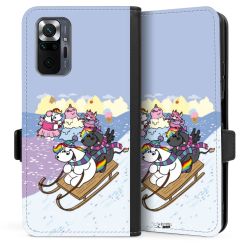 Sideflip mit langer Lasche schwarz