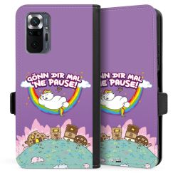 Sideflip mit langer Lasche schwarz