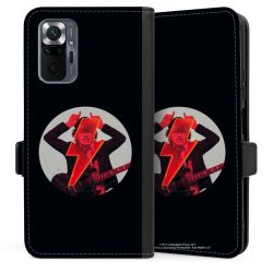 Sideflip mit langer Lasche schwarz