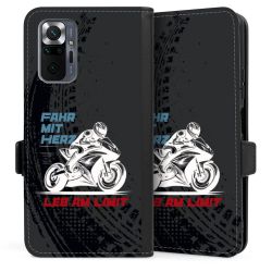 Sideflip mit langer Lasche schwarz