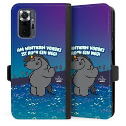 Sideflip mit langer Lasche schwarz