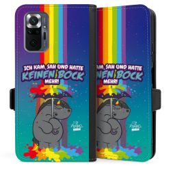 Sideflip mit langer Lasche schwarz