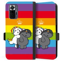 Sideflip mit langer Lasche schwarz