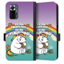 Sideflip mit langer Lasche schwarz