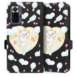 Sideflip mit langer Lasche schwarz