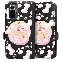 Sideflip mit langer Lasche schwarz