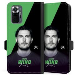 Sideflip mit langer Lasche schwarz