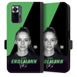 Sideflip mit langer Lasche schwarz