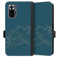 Sideflip mit langer Lasche schwarz