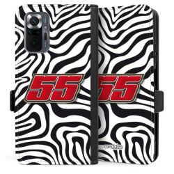 Sideflip mit langer Lasche schwarz