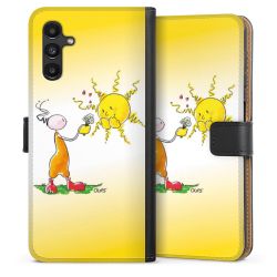 Sideflip mit langer Lasche schwarz