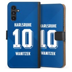 Sideflip mit langer Lasche schwarz