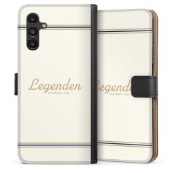 Sideflip mit langer Lasche schwarz