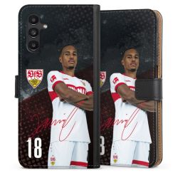 Sideflip mit langer Lasche schwarz