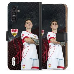 Sideflip mit langer Lasche schwarz