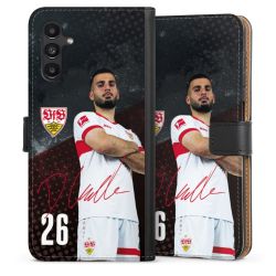 Sideflip mit langer Lasche schwarz