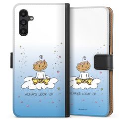 Sideflip mit langer Lasche schwarz