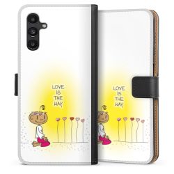 Sideflip mit langer Lasche schwarz