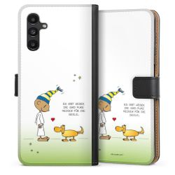 Sideflip mit langer Lasche schwarz