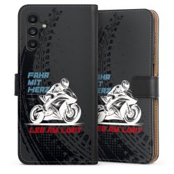 Sideflip mit langer Lasche schwarz