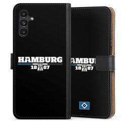 Sideflip mit langer Lasche schwarz