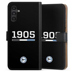 Sideflip mit langer Lasche schwarz