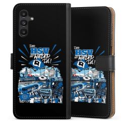 Sideflip mit langer Lasche schwarz