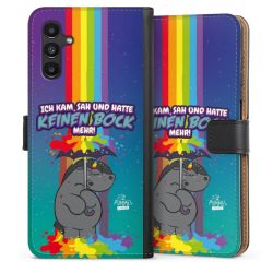 Sideflip mit langer Lasche schwarz