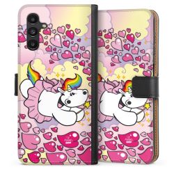 Sideflip mit langer Lasche schwarz