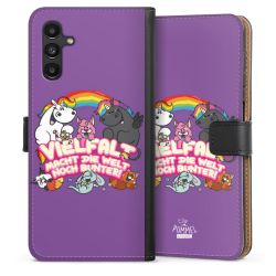 Sideflip mit langer Lasche schwarz