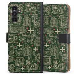 Sideflip mit langer Lasche schwarz