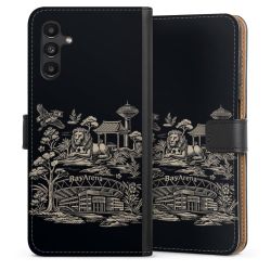 Sideflip mit langer Lasche schwarz