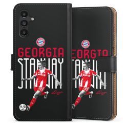 Sideflip mit langer Lasche schwarz