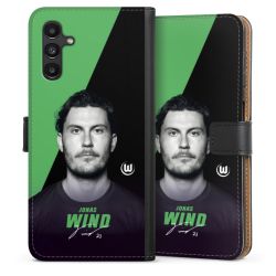 Sideflip mit langer Lasche schwarz