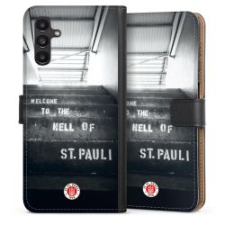 Sideflip mit langer Lasche schwarz