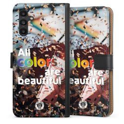 Sideflip mit langer Lasche schwarz