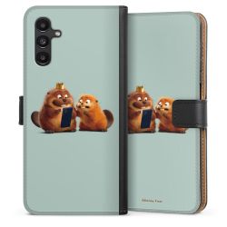 Sideflip mit langer Lasche schwarz