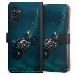 Sideflip mit langer Lasche schwarz