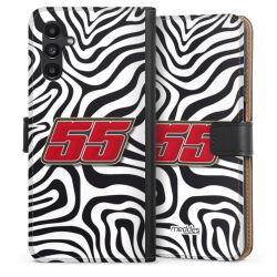 Sideflip mit langer Lasche schwarz