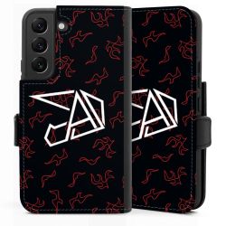 Sideflip mit langer Lasche schwarz