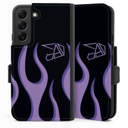 Sideflip mit langer Lasche schwarz