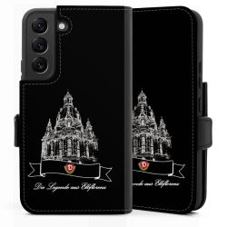 Sideflip mit langer Lasche schwarz