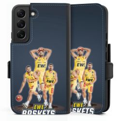 Sideflip mit langer Lasche schwarz