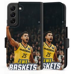 Sideflip mit langer Lasche schwarz