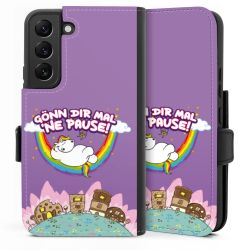 Sideflip mit langer Lasche schwarz