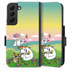 Sideflip mit langer Lasche schwarz